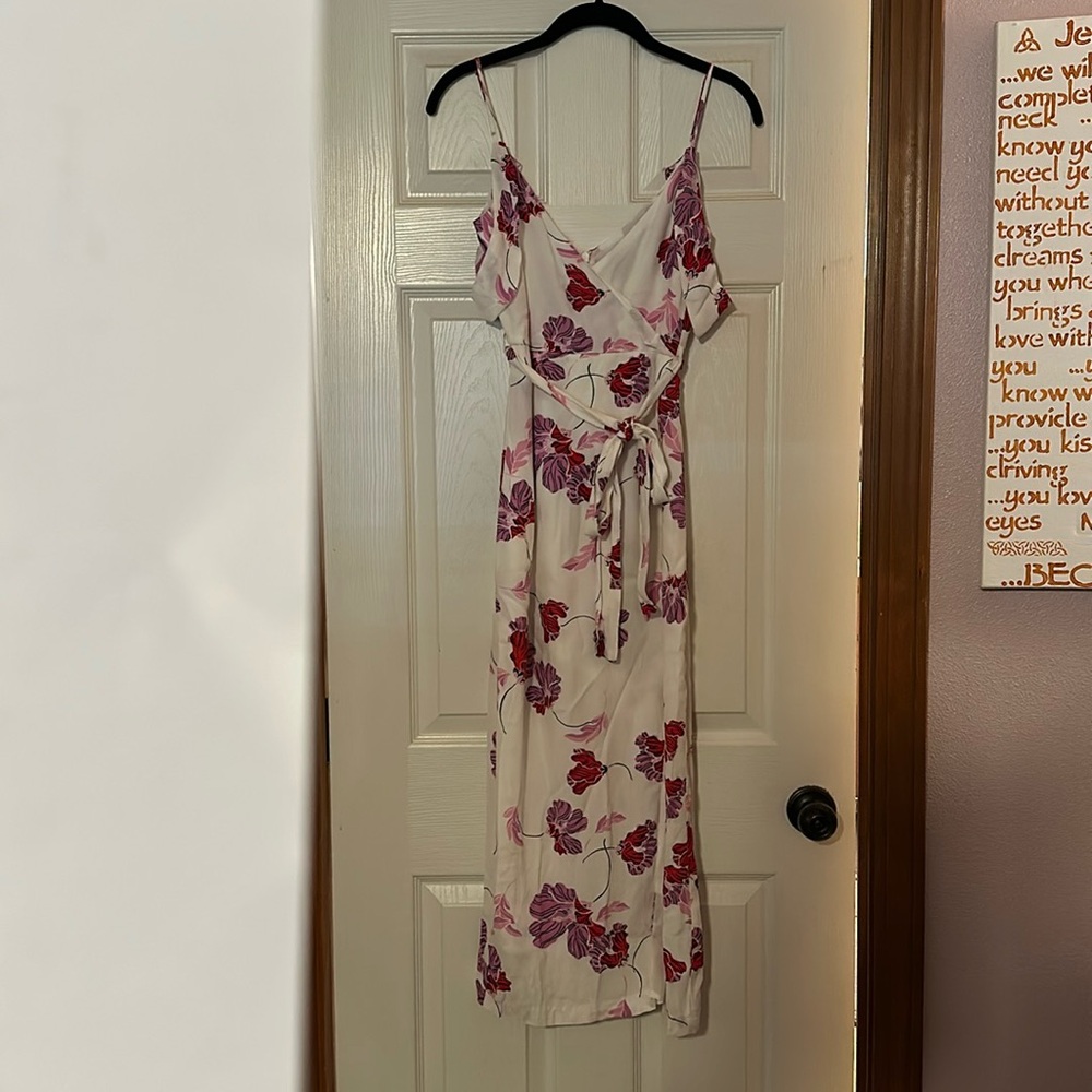 Bardot faux wrap crepe dress size 4/XS